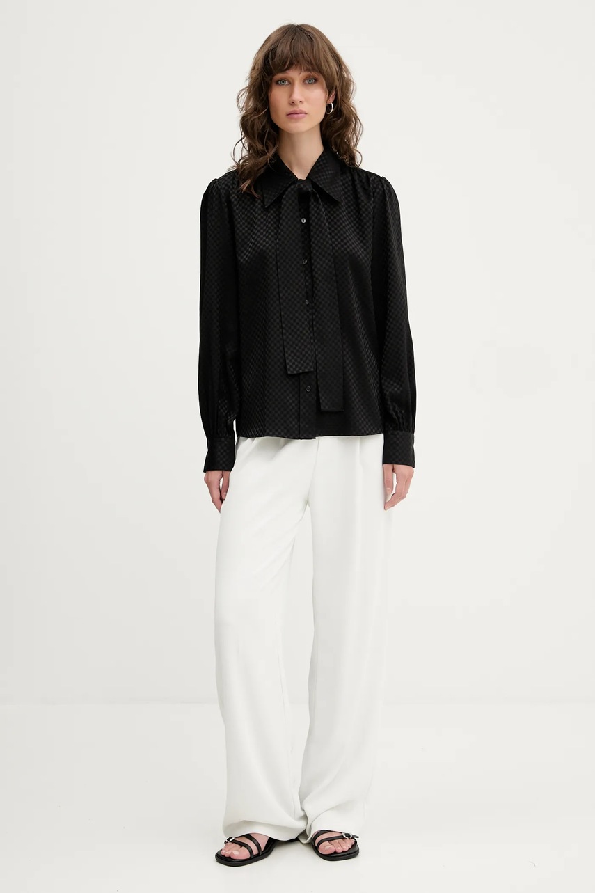 Рубашка HUGO цвет чёрный regular классический воротник 50543359