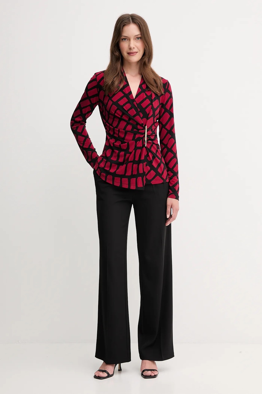 Блузка Joseph Ribkoff цвет бордовый узор 253139