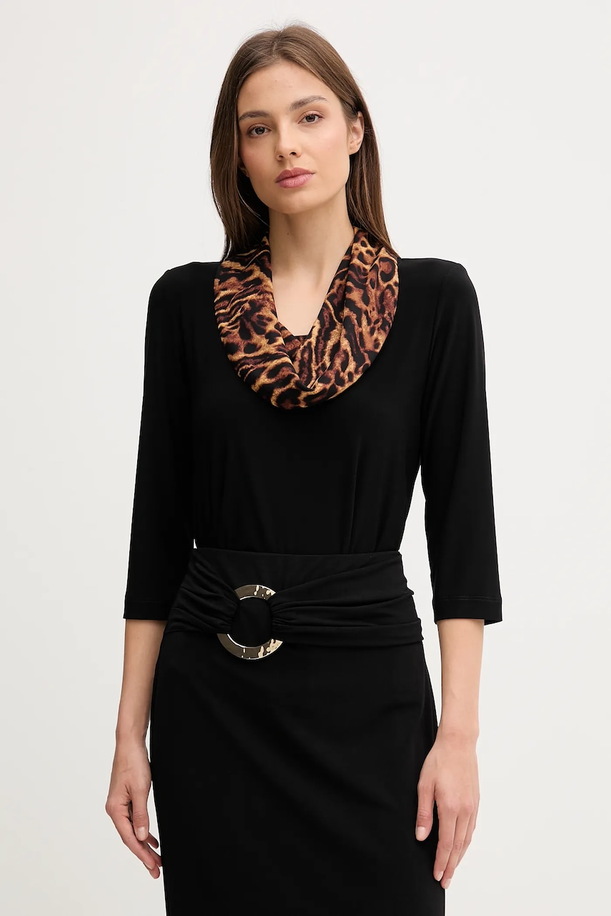 Joseph Ribkoff bluză culoarea negru, cu imprimeu, 253222