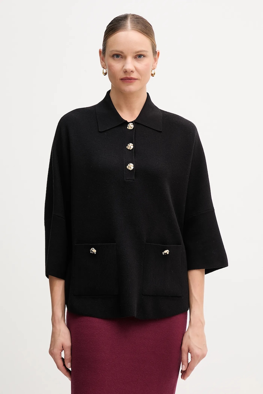 Joseph Ribkoff pulover culoarea negru, 253962