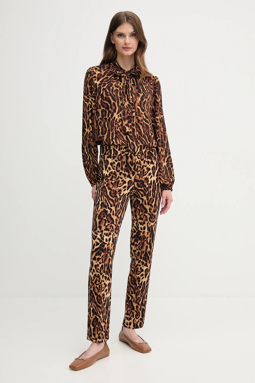 Блузка Joseph Ribkoff цвет коричневый узор 253077