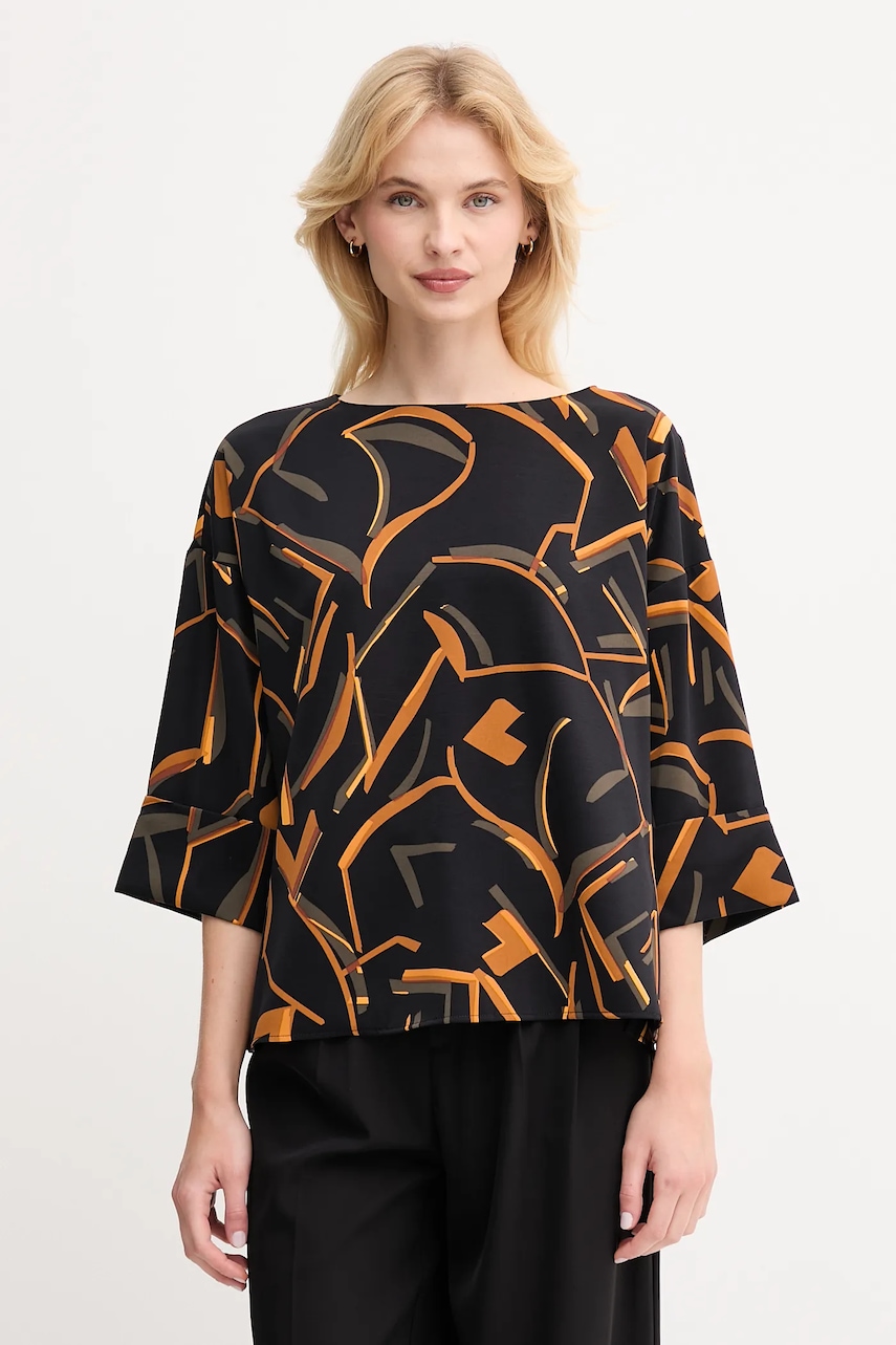 Joseph Ribkoff bluza culoarea negru, modelator, 253238