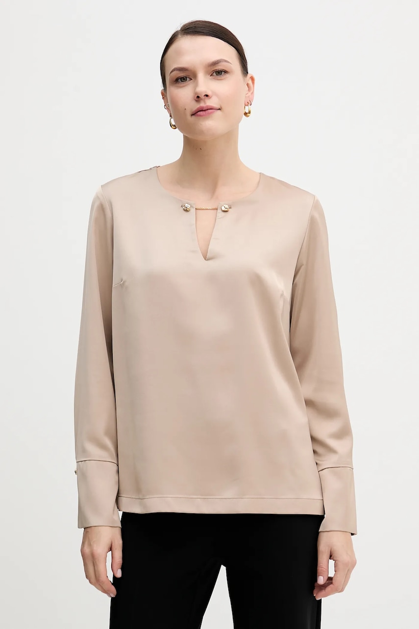 Halenka Joseph Ribkoff dámská, béžová barva, hladká, 254135