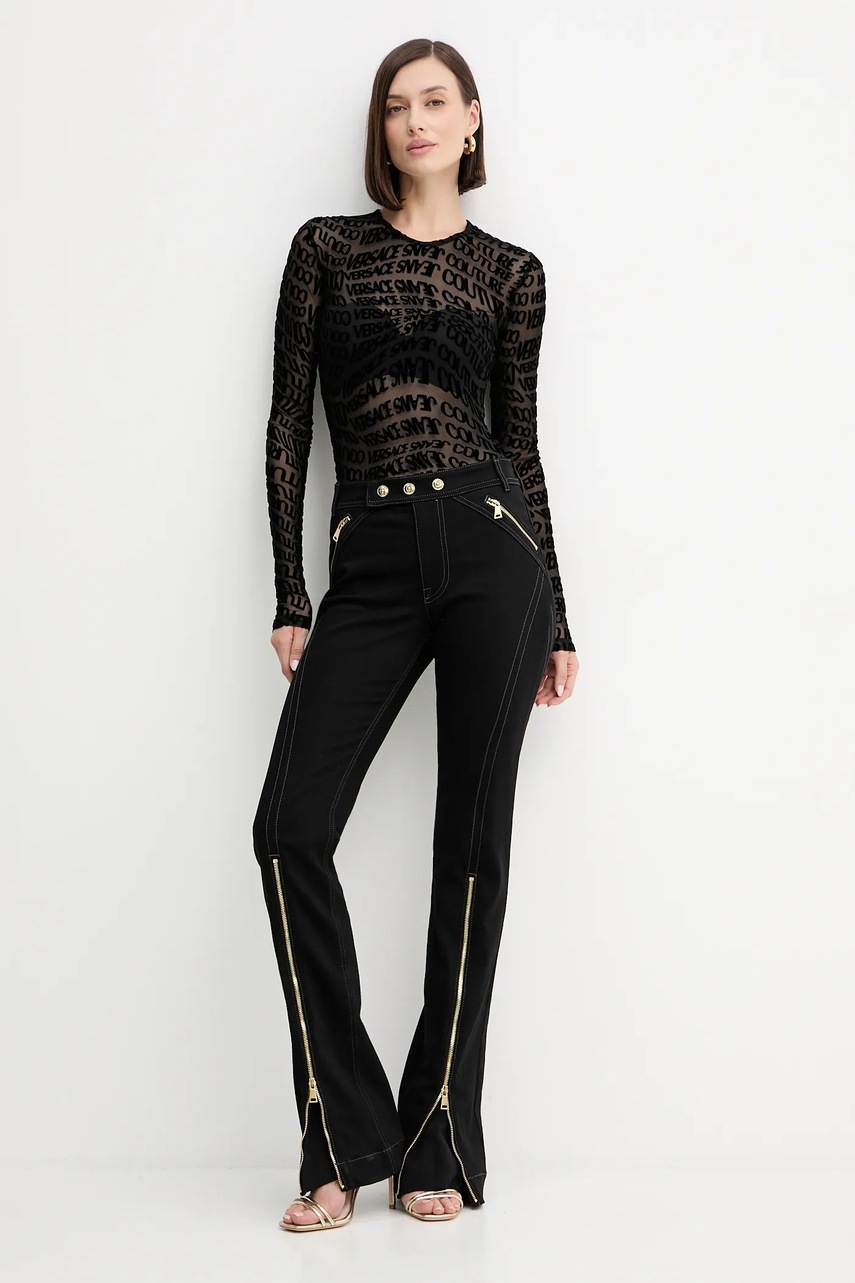 Боди Versace Jeans Couture цвет чёрный 79HAM221 JS490