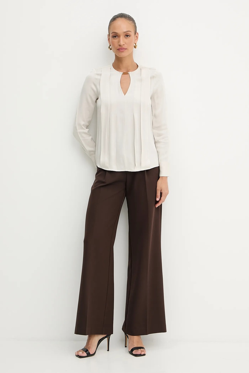 Блузка Marciano Guess ANITA цвет бежевый однотонная 5YGH14 7356A