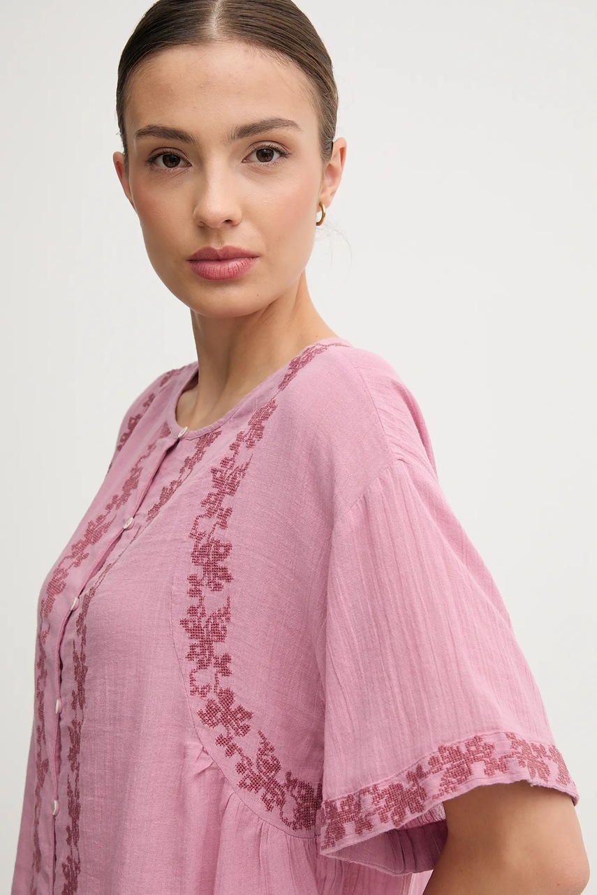 Βαμβακερό πουκάμισο Hoss Intropia φωτογραφία