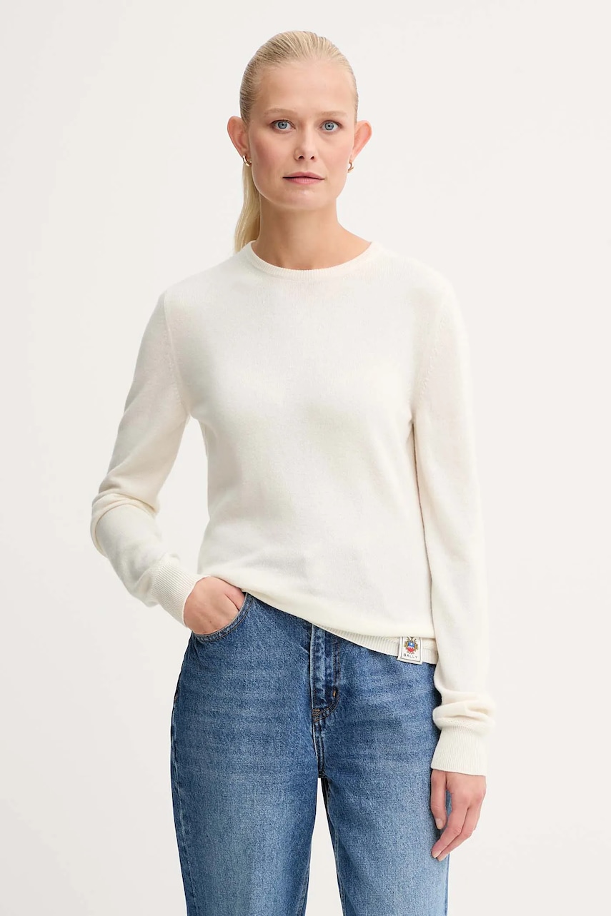 Bally pulover de cașmir culoarea bej, light, WKN07P