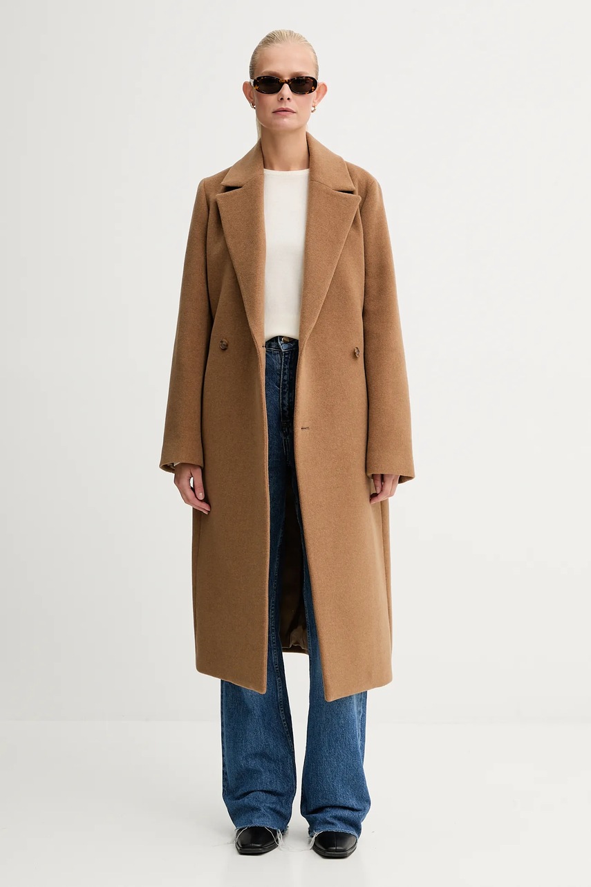 Кашемировый свитер Bally цвет бежевый лёгкий WKN07P