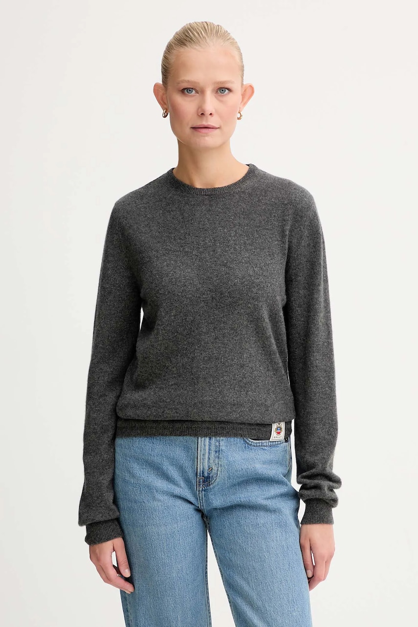 Bally pulover de cașmir culoarea gri, light, WKN07P