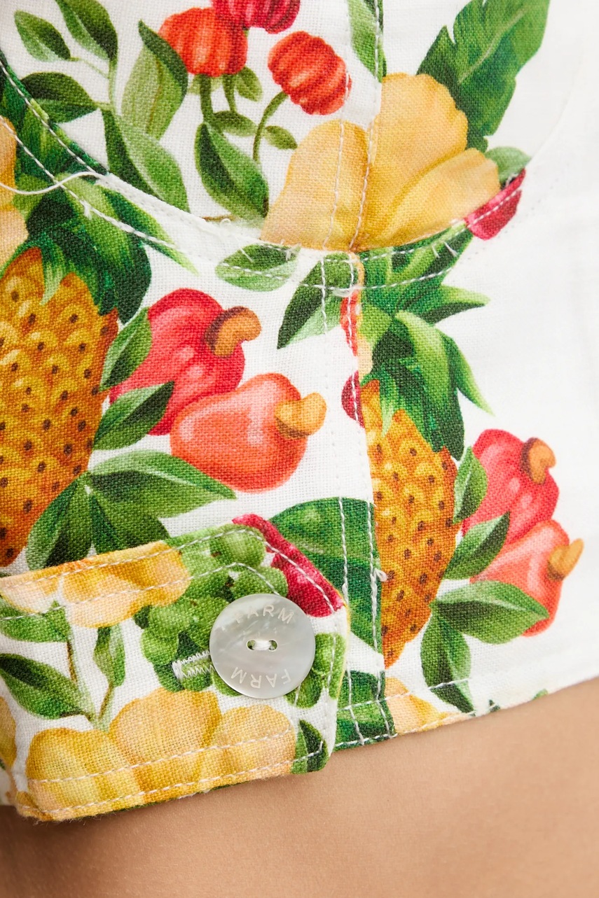 Λευκή μπλούζα Farm Rio φωτογραφία