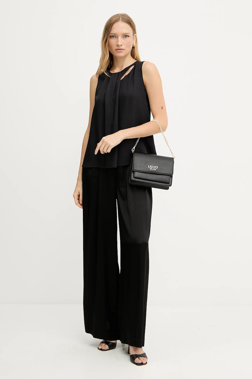 Блузка Armani Exchange цвет чёрный однотонная XW001026 AF16122 Блузка Armani Exchange цвет чёрный однотонная XW001026 AF16122