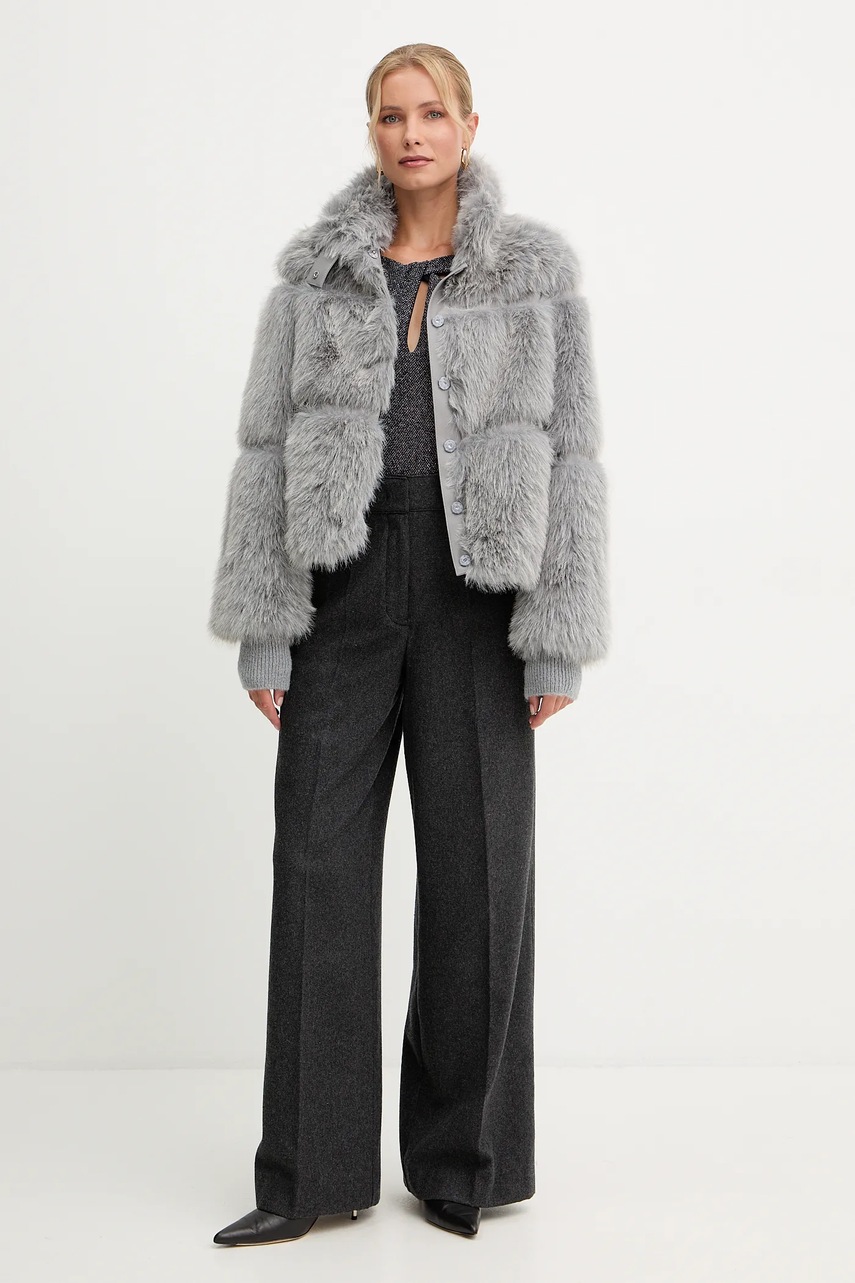 Боди Patrizia Pepe цвет серебрянный однотонное 2M4506 J340