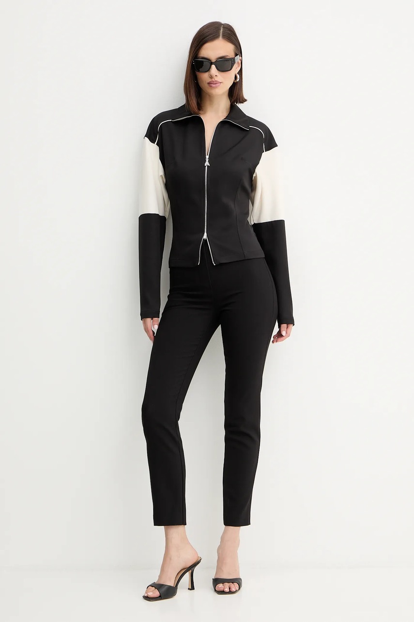 Кофта Patrizia Pepe цвет чёрный с аппликацией 2M4508 A664