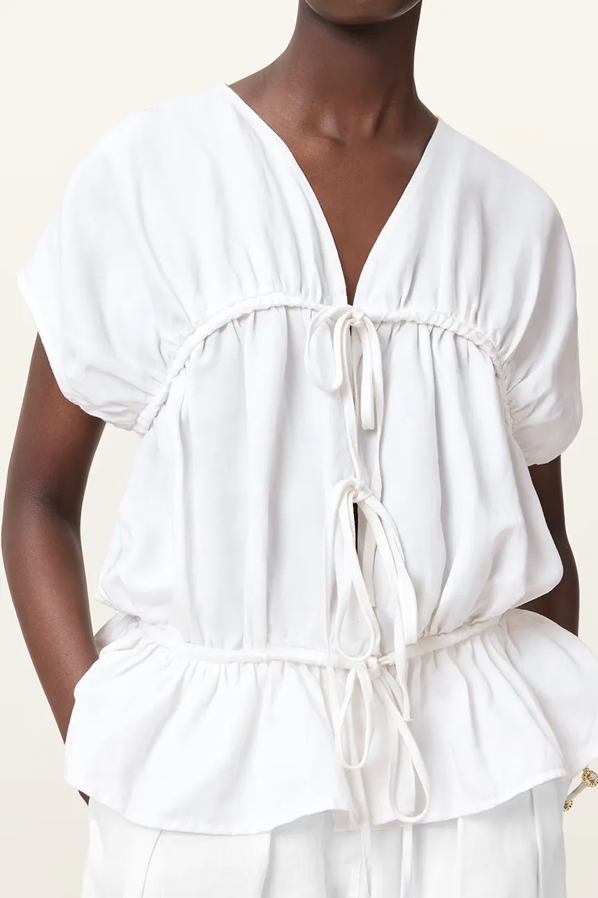 Блузка AllSaints REMY цвет белый W105PC