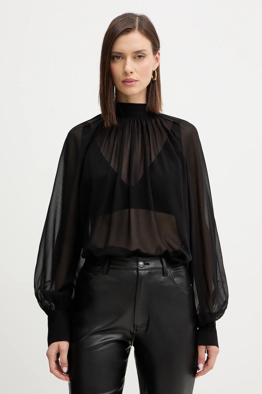 

Блуза Guess AUDRINE, Черен