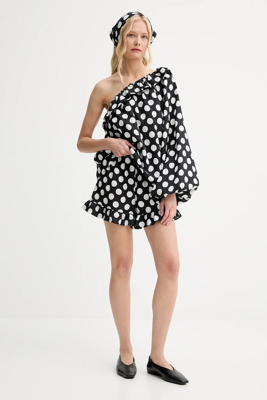 Блузка The Sleeper цвет чёрный узор GATP01G097N