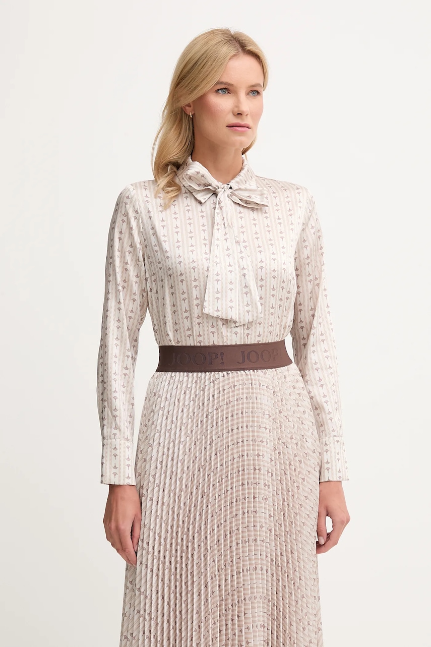 Joop! cămașă culoarea bej, cu guler clasic, regular, 30048630