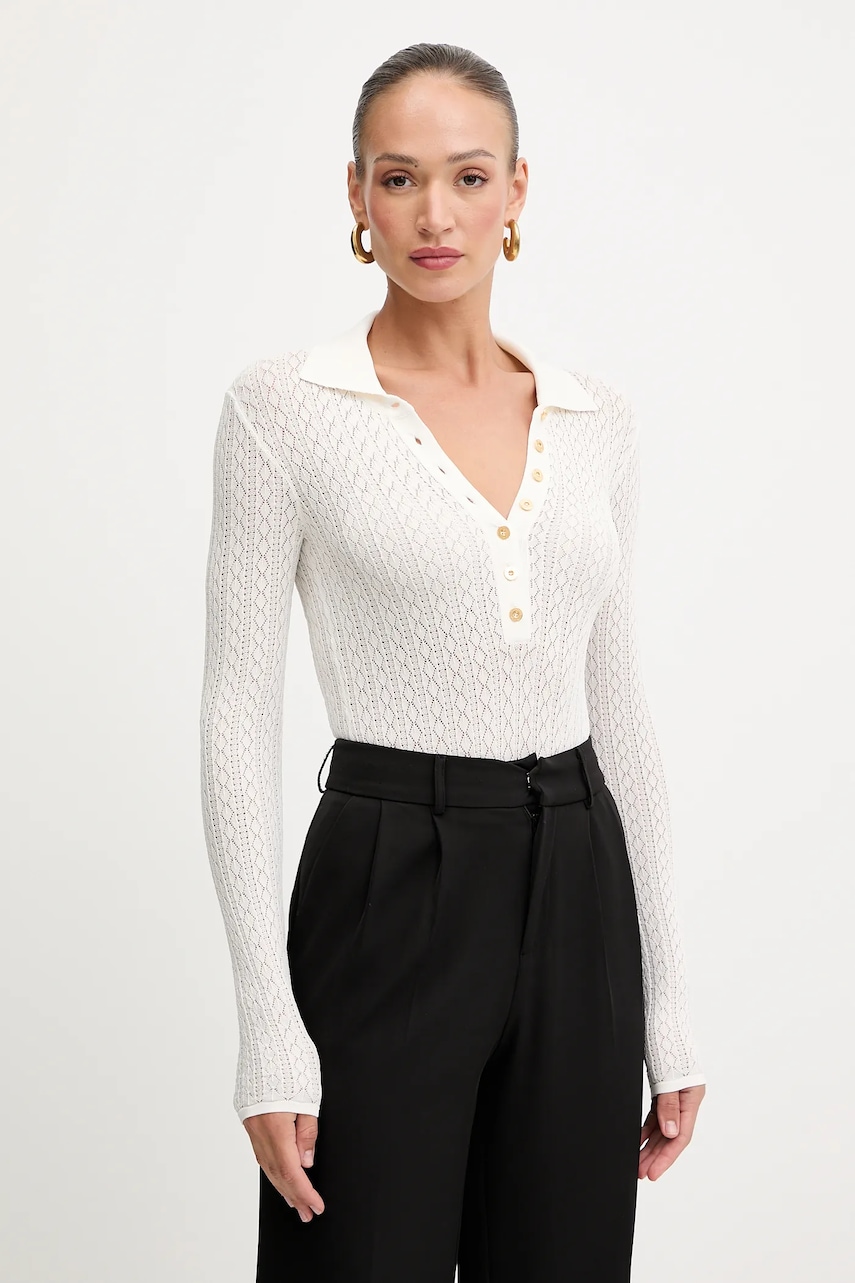 Elisabetta Franchi body culoarea bej, BK66T51E3
