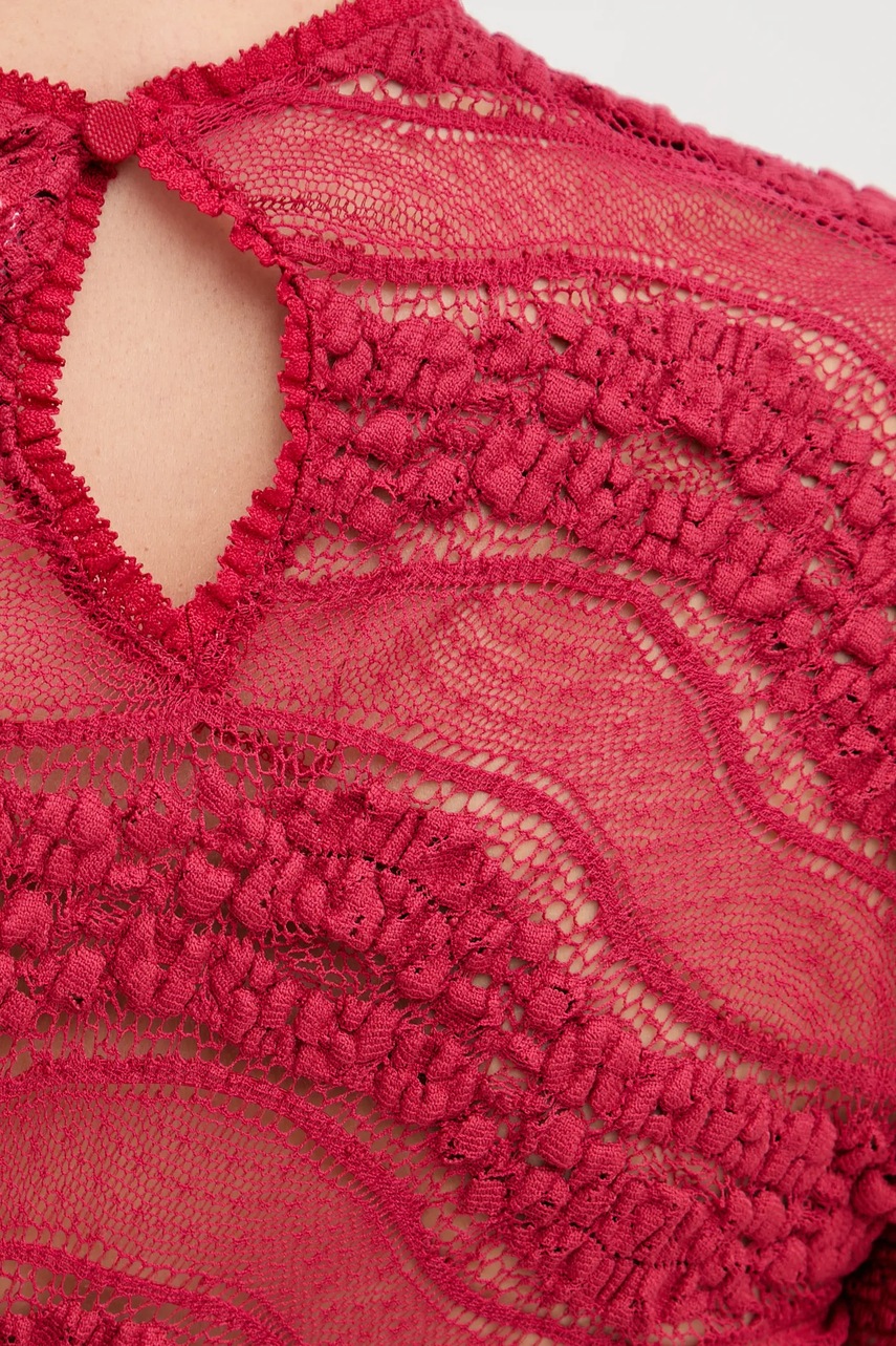 Μπλουζάκι Charo Ruiz Ibiza χρώμα: κόκκινο, 257103 φωτογραφία