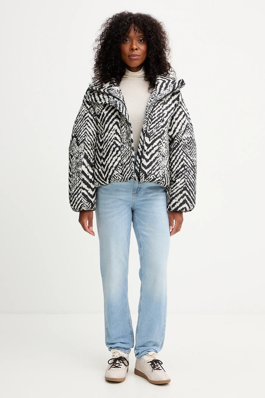 Лонгслив с шерстью BOSS цвет бежевый с полугольфом 50550639