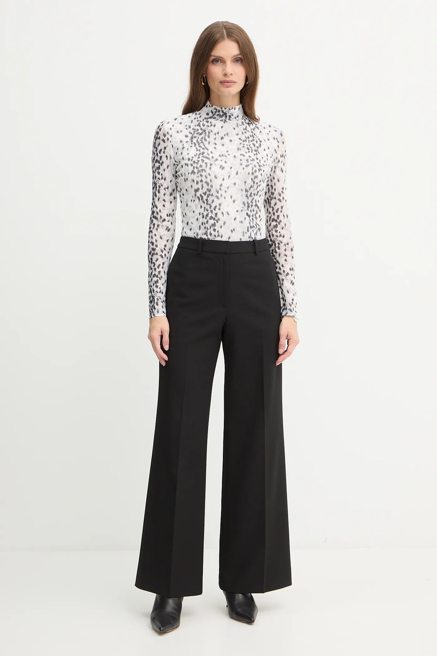 Блузка Karl Lagerfeld цвет белый однотонная A4W17044