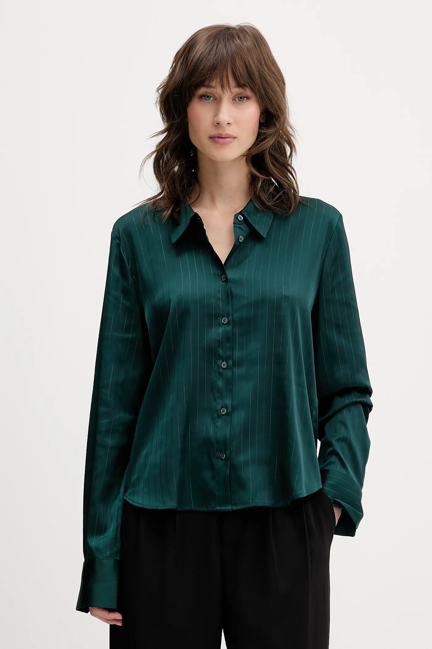 HUGO cămașă culoarea verde, cu guler clasic, regular, 50548421