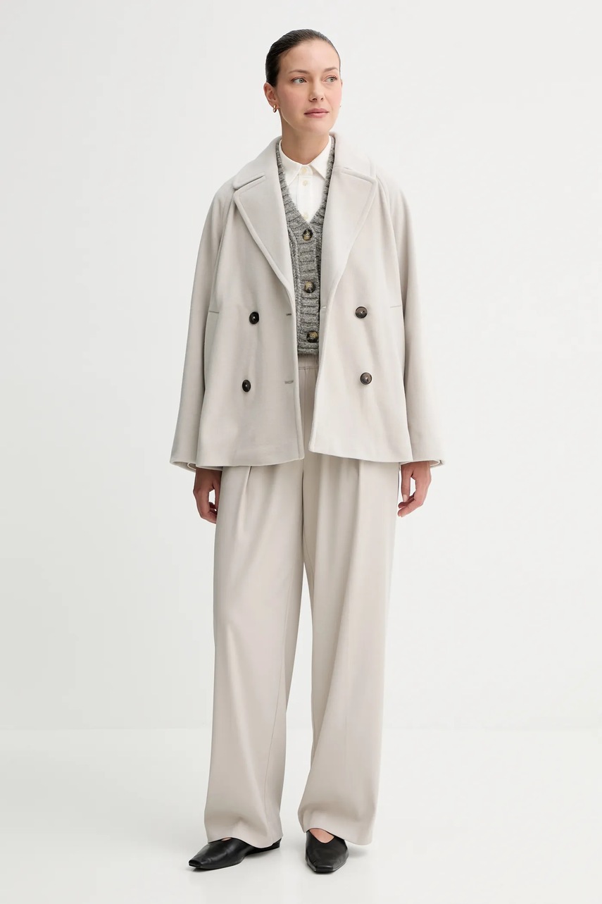 Рубашка Marc OPolo цвет бежевый regular классический воротник 508200152201