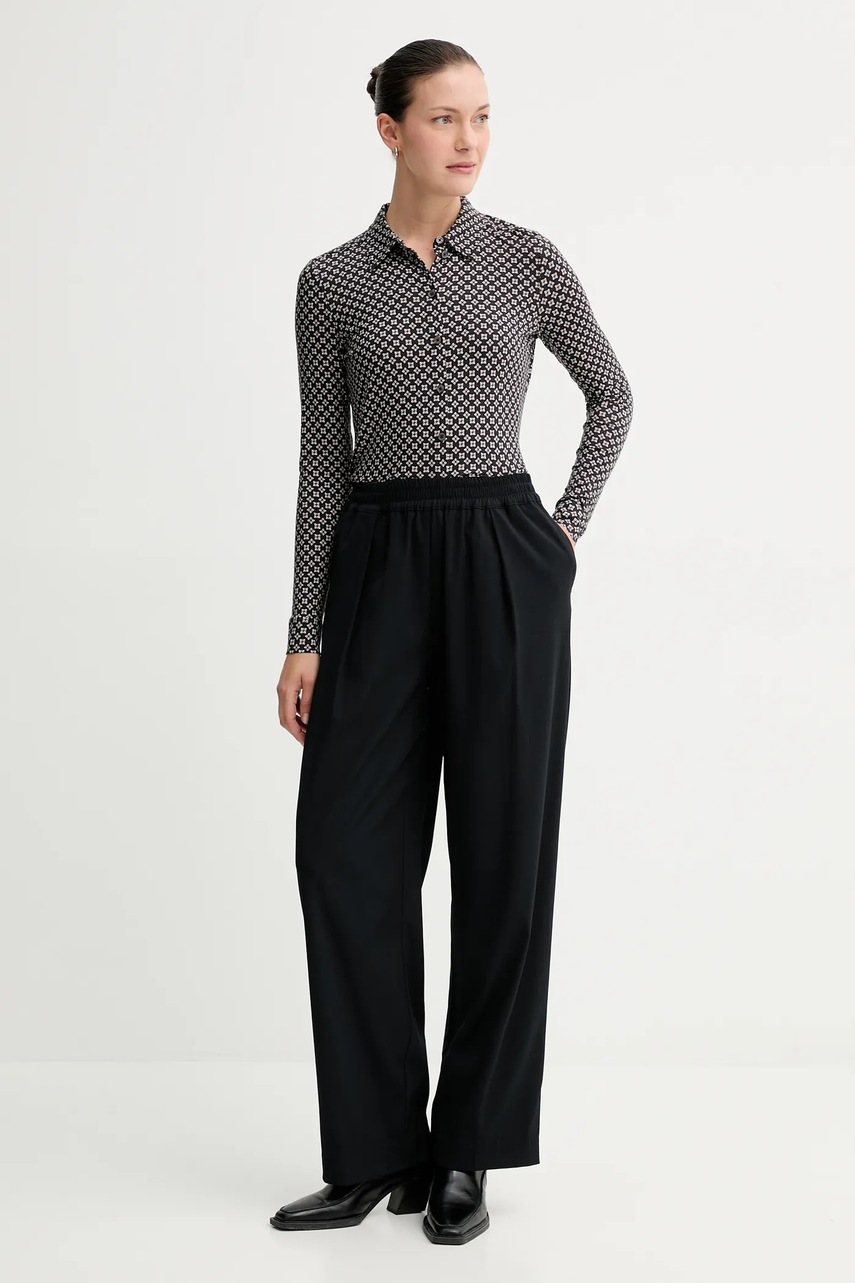 Рубашка Marc OPolo цвет чёрный regular классический воротник 508226452319