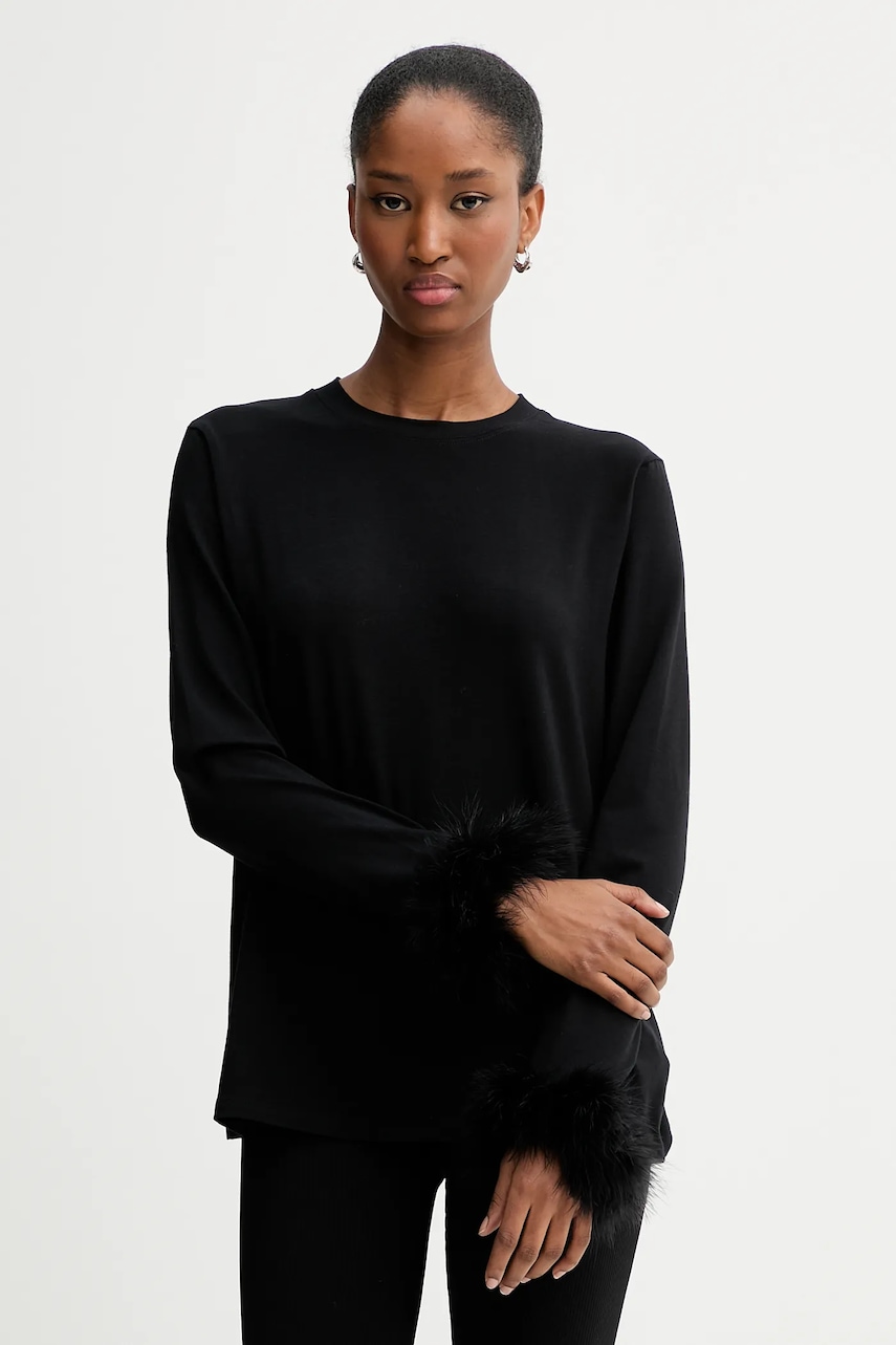 The Sleeper longsleeve culoarea negru, LSTS02P002F
