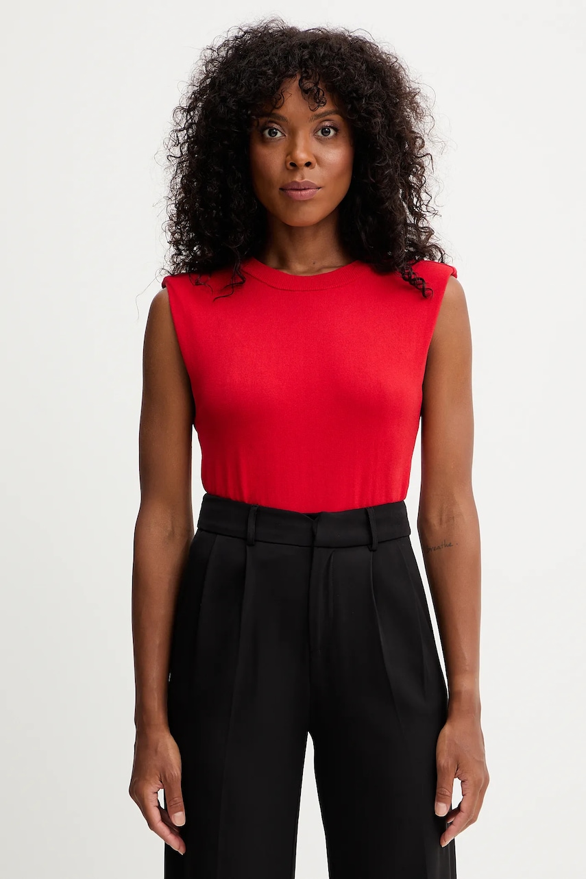 Morgan top culoarea rosu, MRANA