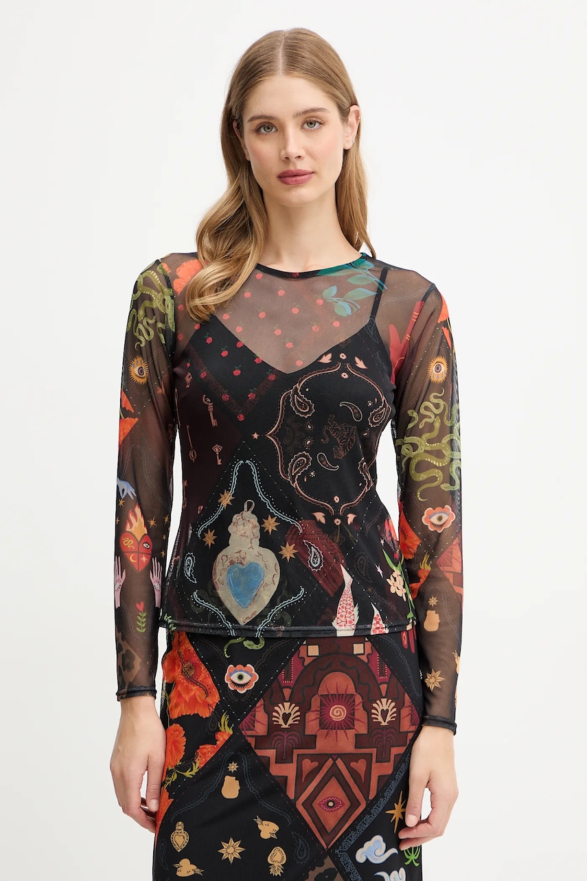 Never Fully Dressed longsleeve culoarea negru, NFDTO1941