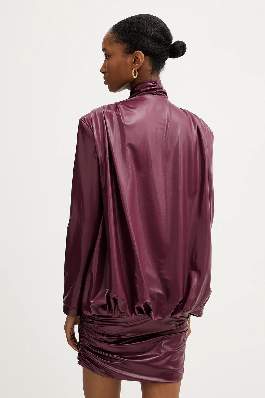 Сукня Haveone колір бордовий mini пряма MFS-P097