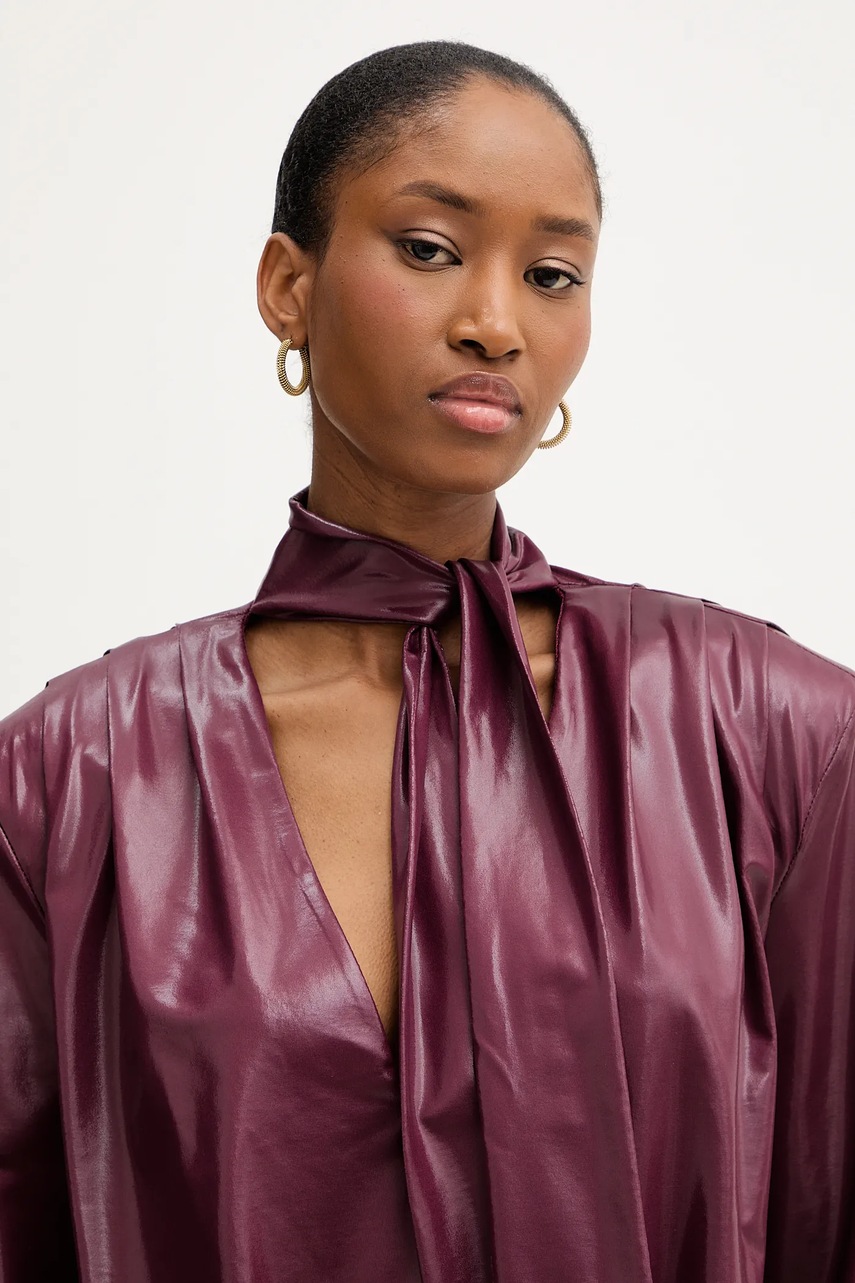 Сукня Haveone колір бордовий mini пряма MFS-P097