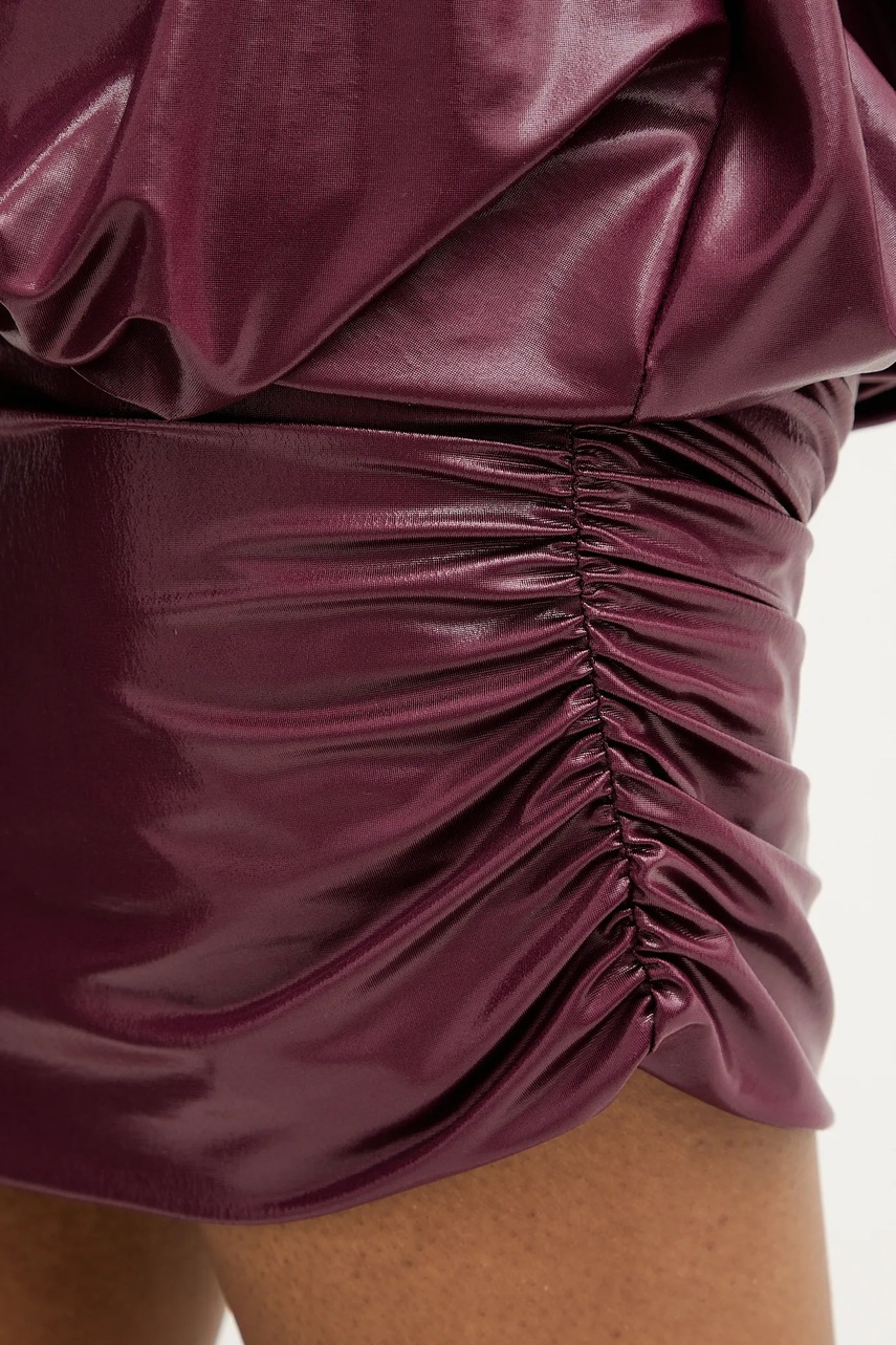 Сукня Haveone колір бордовий mini пряма MFS-P097