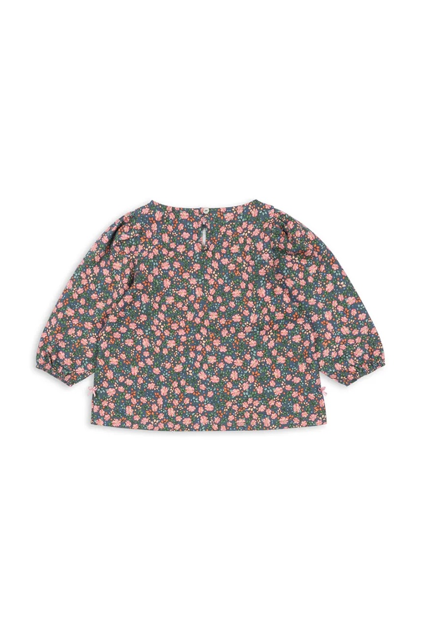 Детская хлопковая блузка Konges Sløjd DREY SLIT BLOUSE GOTS узор KS103786