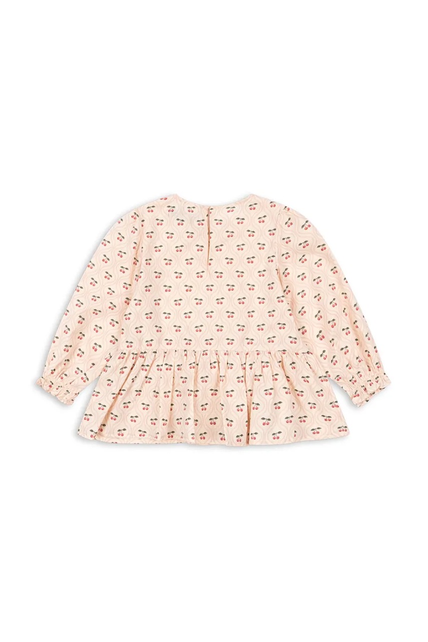 Детская блузка Konges Sløjd CIANNA BLOUSE GOTS цвет бежевый KS103754
