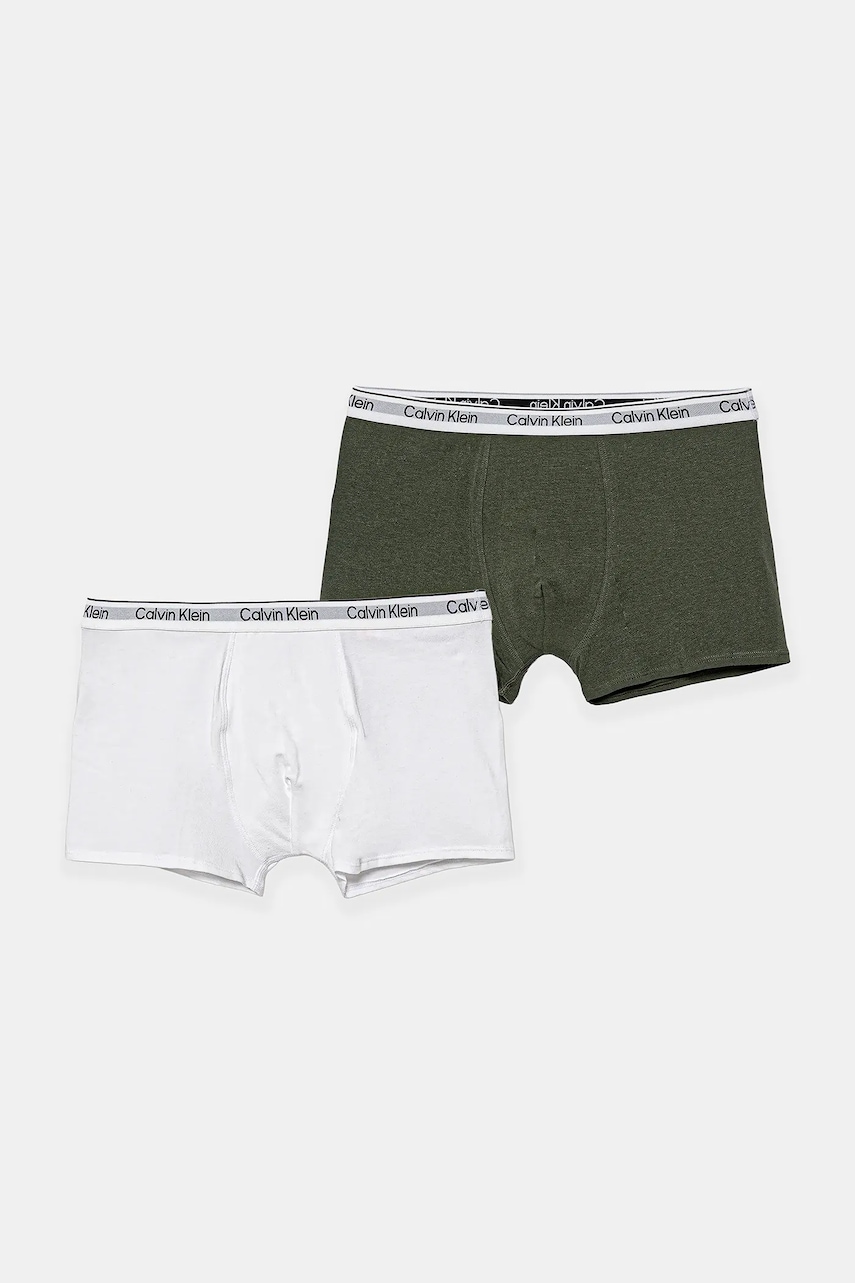 Levně Dětské boxerky Calvin Klein Underwear 2-pack bílá barva, B70B700506