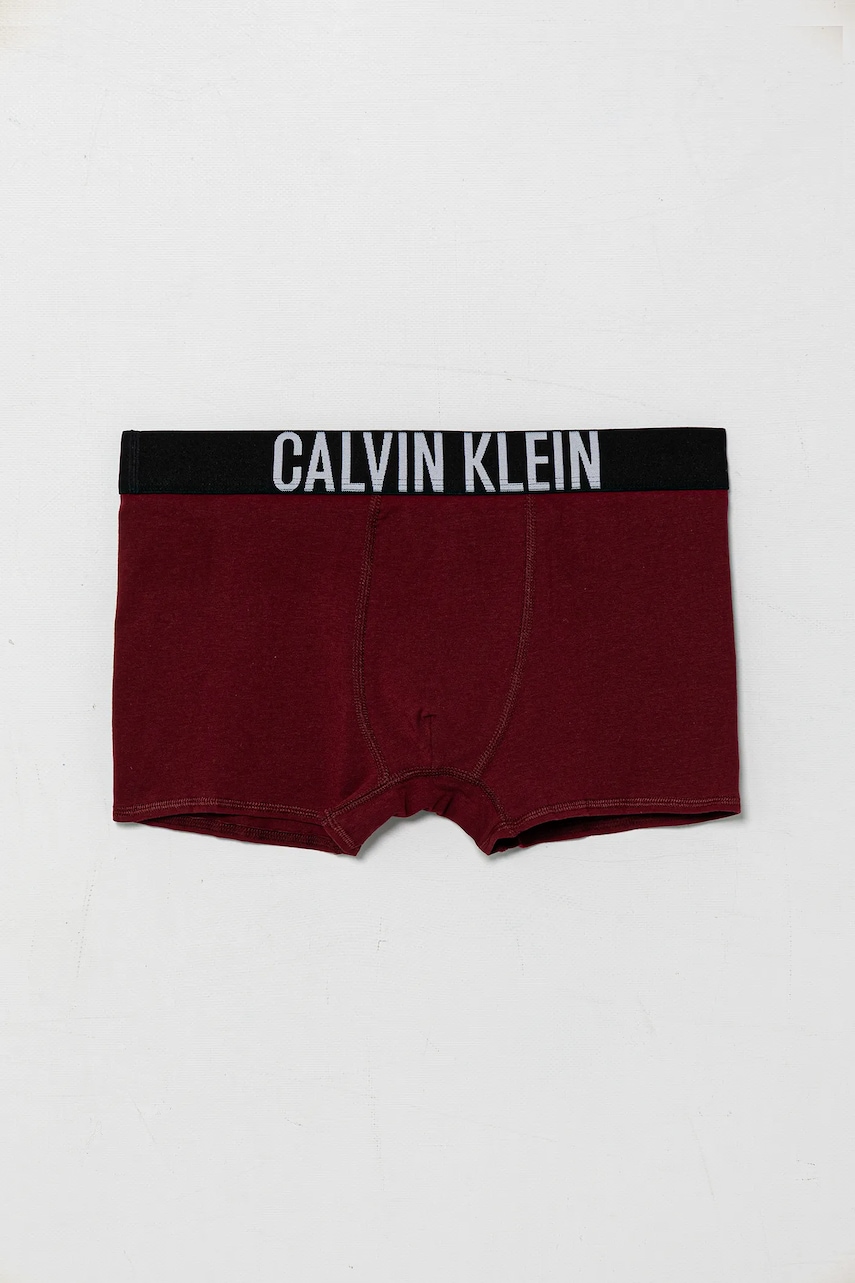 Детские боксеры Calvin Klein Underwear 3 шт цвет бордовый B70B700510 Детские боксеры Calvin Klein Underwear 3 шт цвет бордовый B70B700510