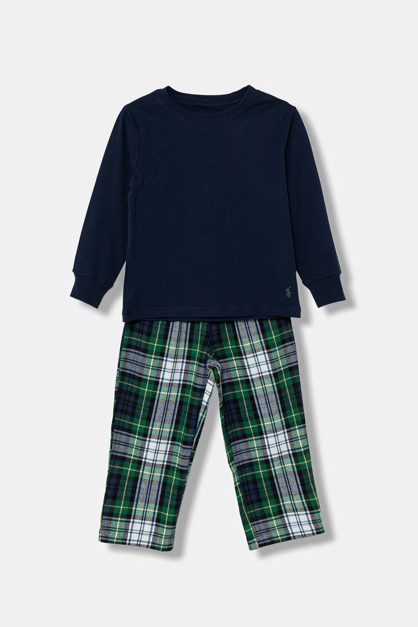 Levně Dětské bavlněné pyžamo Polo Ralph Lauren tmavomodrá barva, 8P0282