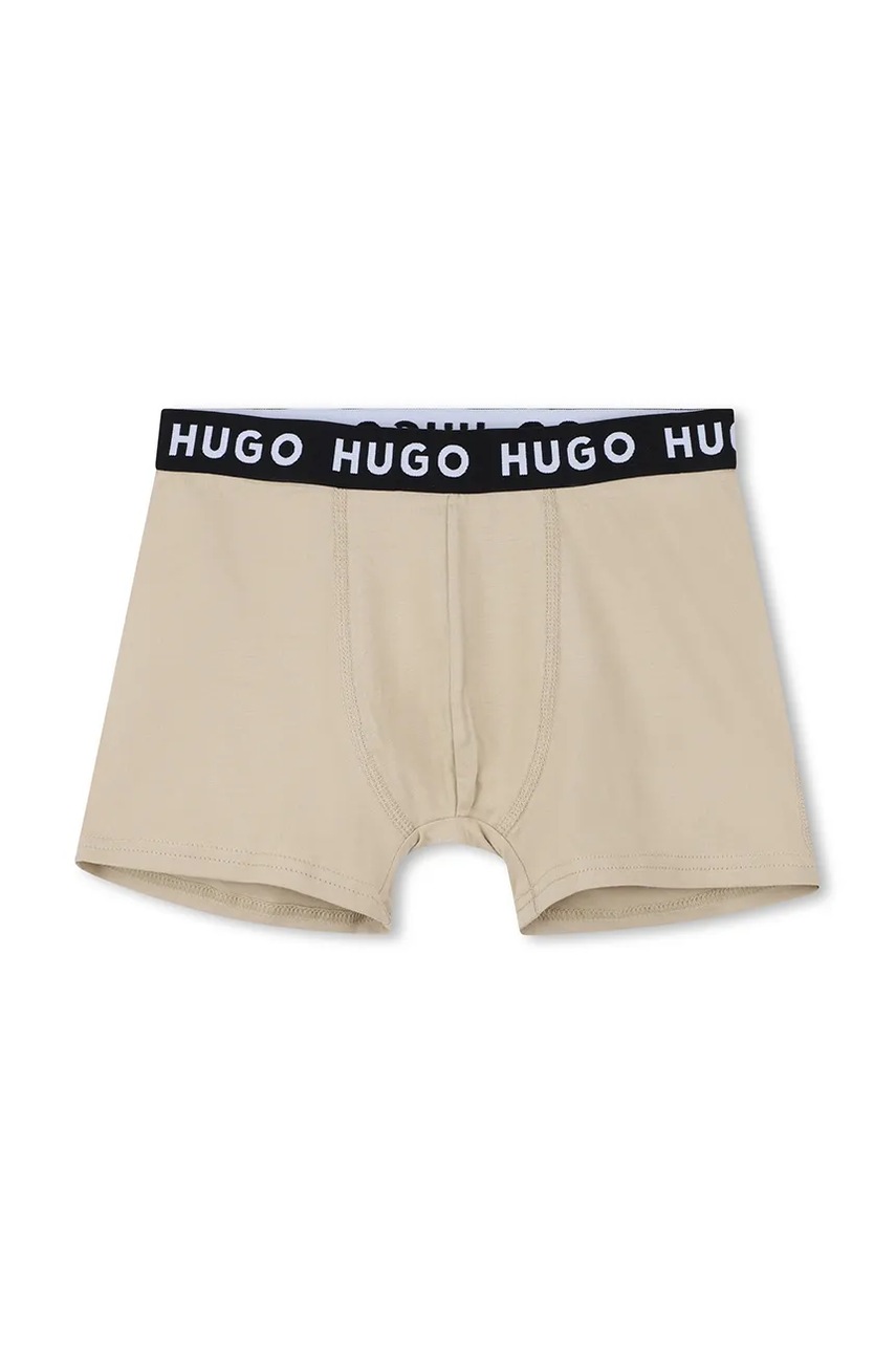 Детские боксеры HUGO 2 шт цвет чёрный G00564