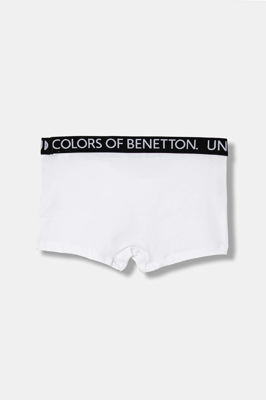 Детские боксеры United Colors of Benetton 2 шт цвет белый 3OP80X230 Детские боксеры United Colors of Benetton 2 шт цвет белый 3OP80X230