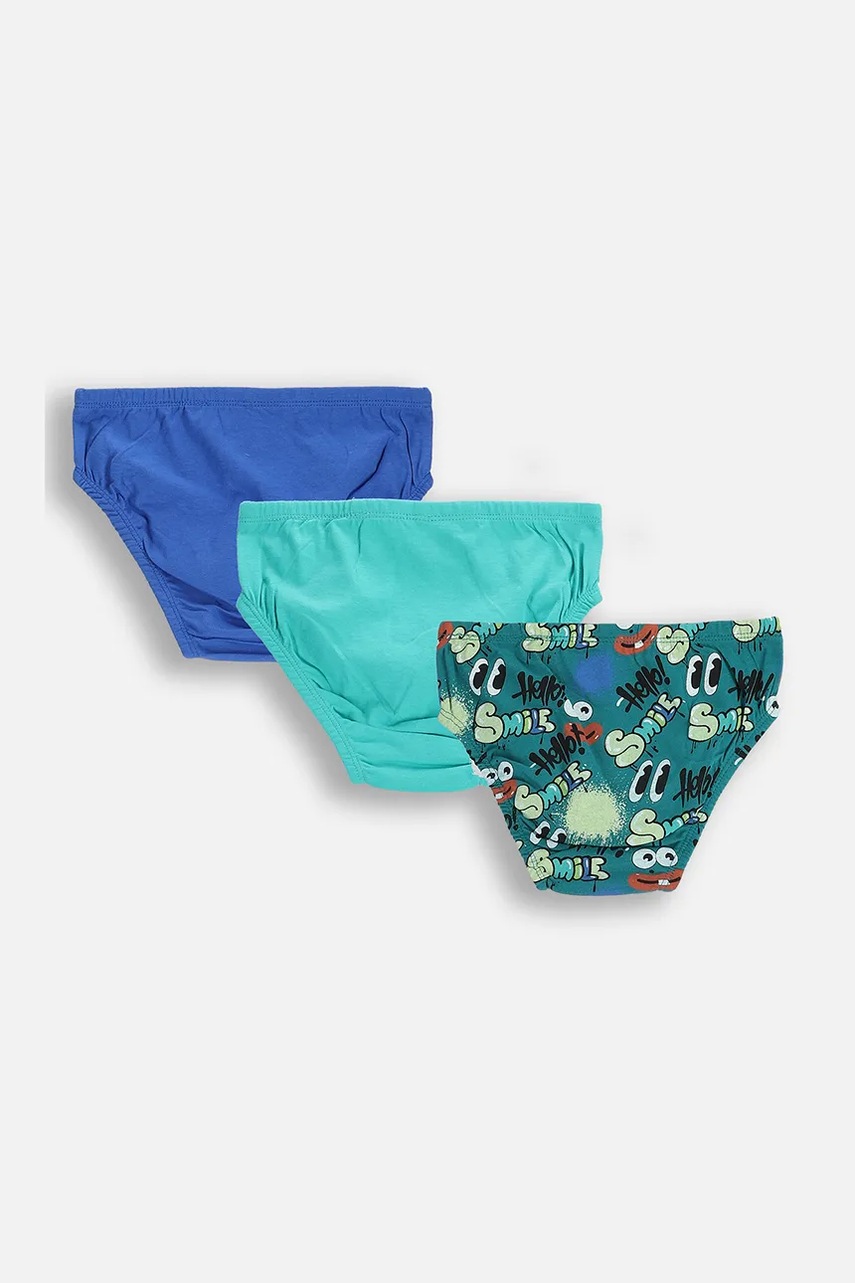 Детские хлопковые слипы Coccodrillo 3 шт PANTS