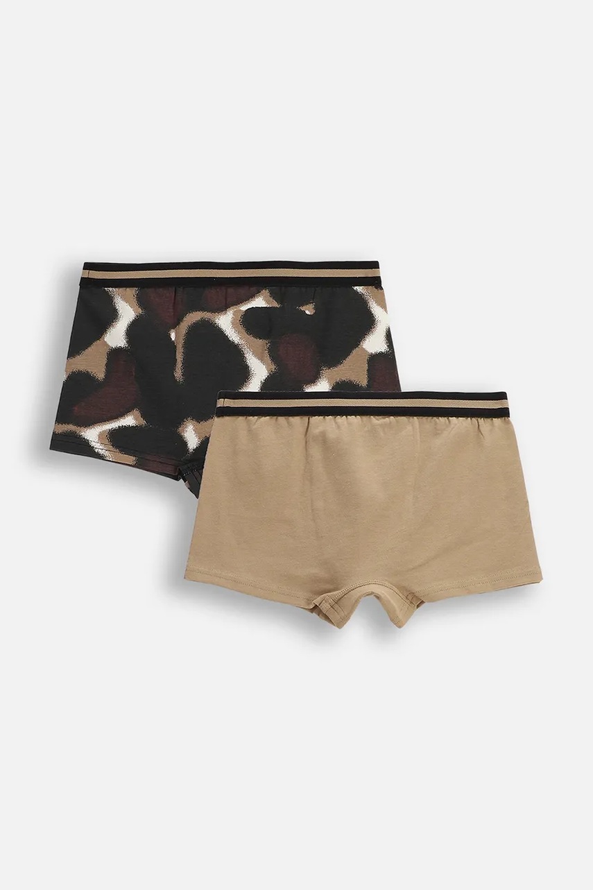 Детские боксеры Coccodrillo 2 шт цвет коричневый PANTS
