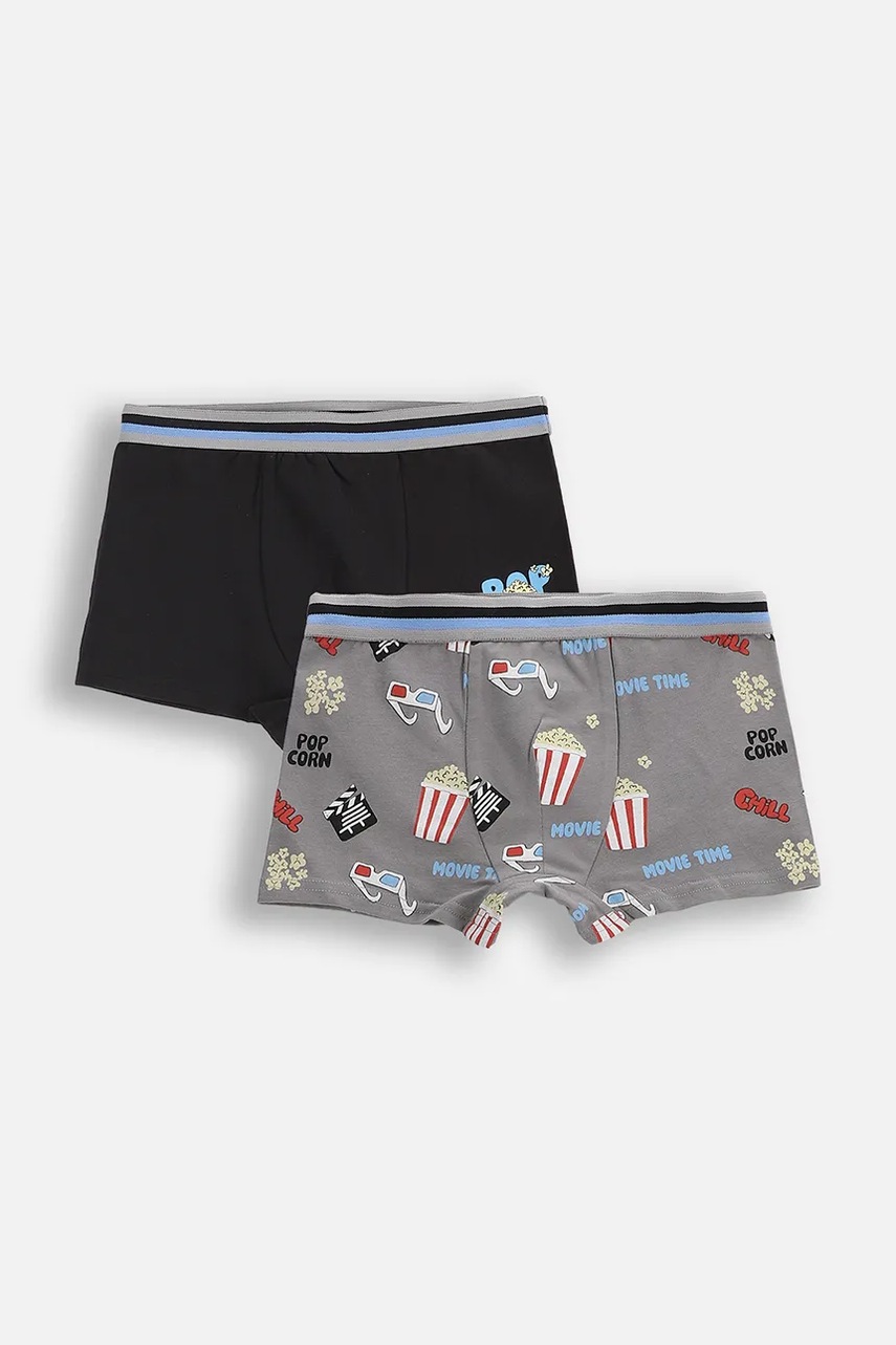 Coccodrillo boxeri copii 2-pack culoarea verde, PANTS