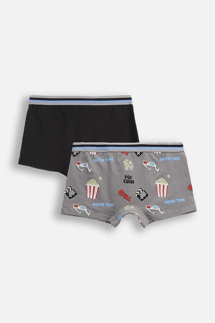 Детские боксеры Coccodrillo 2 шт цвет зелёный PANTS