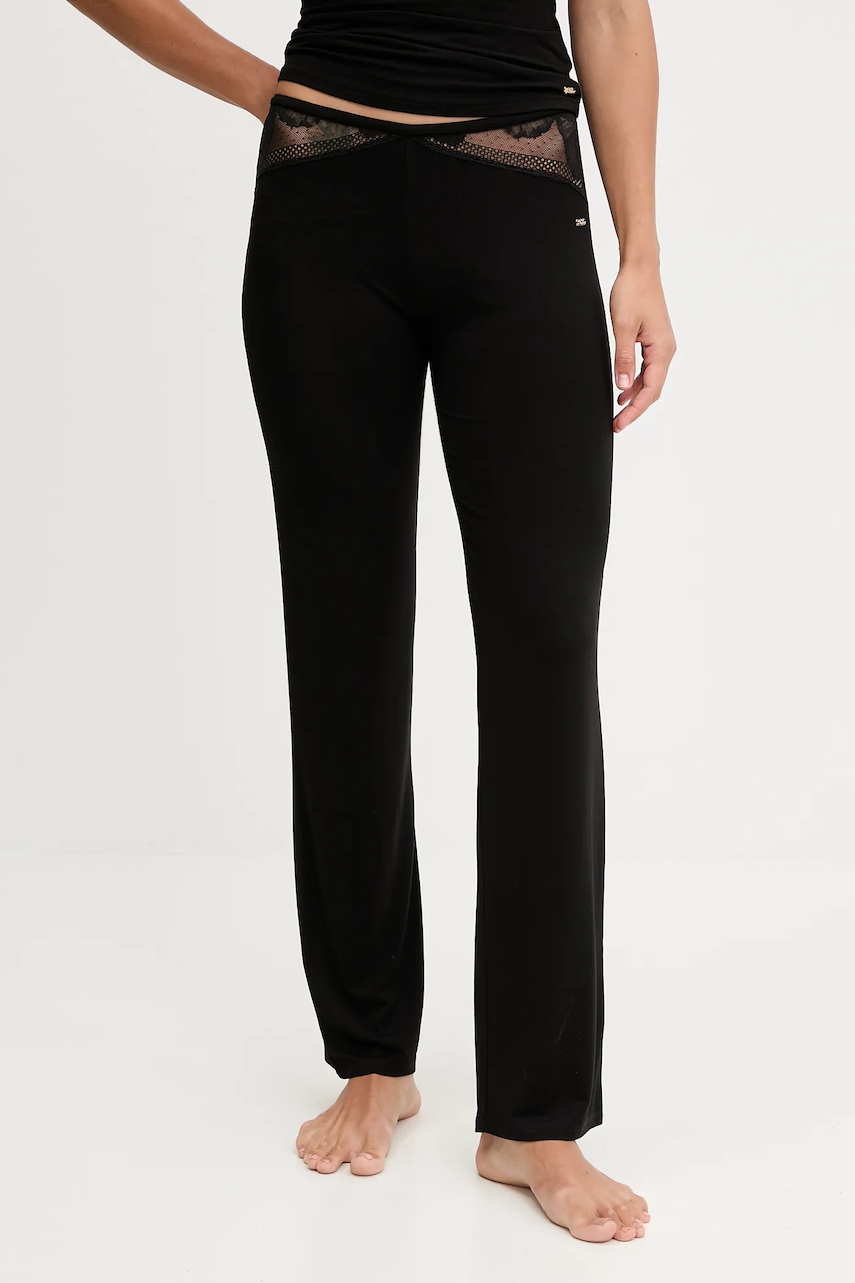 BOSS pantaloni de pijama culoarea negru, 50545596