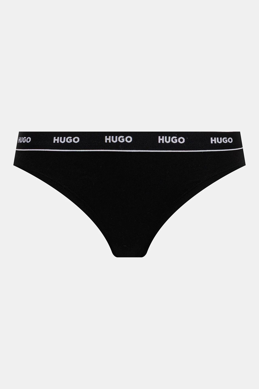 Tanga HUGO TRIPLET THONG STRIPE 3-pack (obrázek 3)