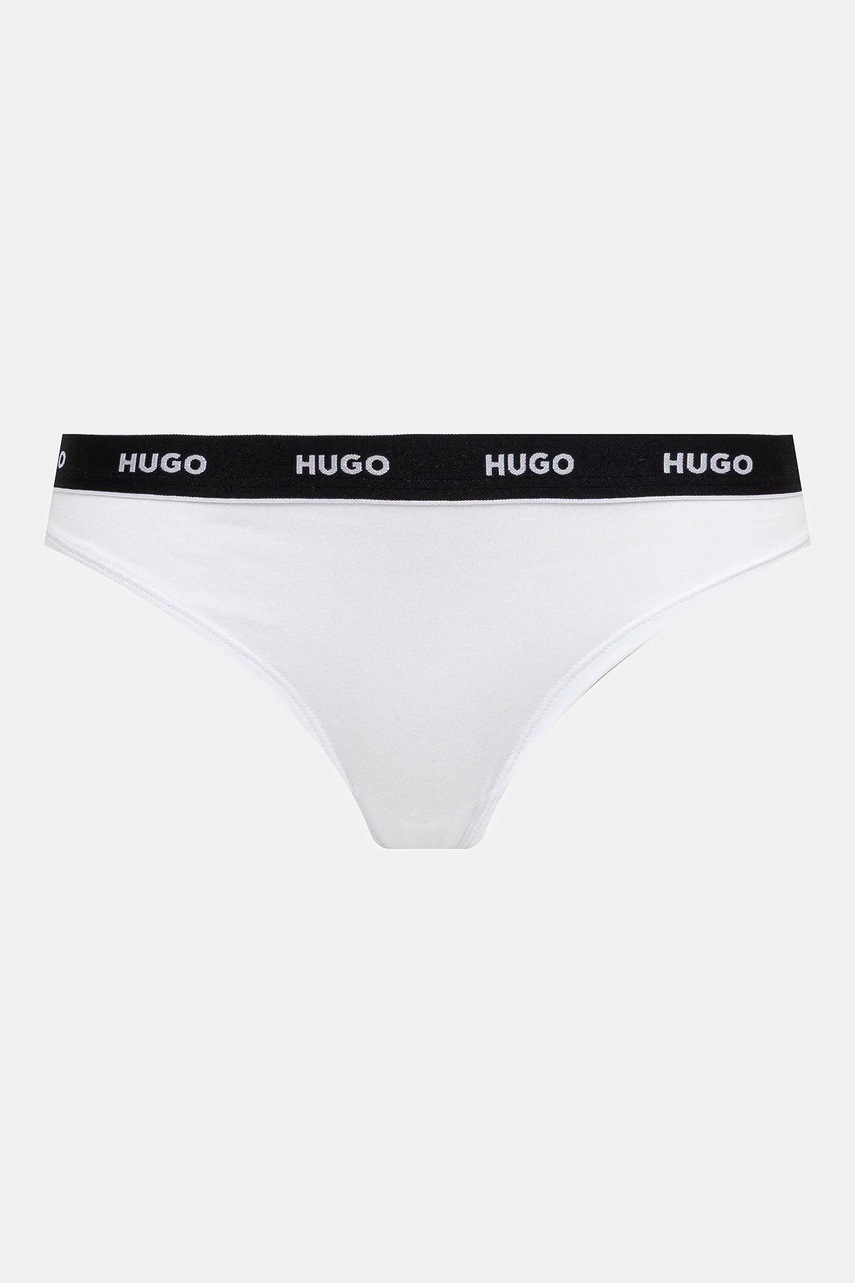 Tanga HUGO TRIPLET THONG STRIPE 3-pack (obrázek 4)