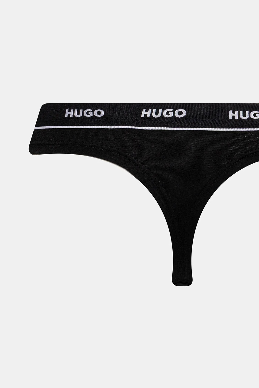 Tanga HUGO TRIPLET THONG STRIPE 3-pack (obrázek 6)