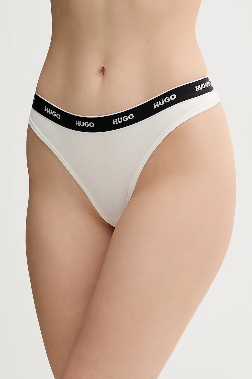 HUGO chiloți brazilieni culoarea roz, 50545700